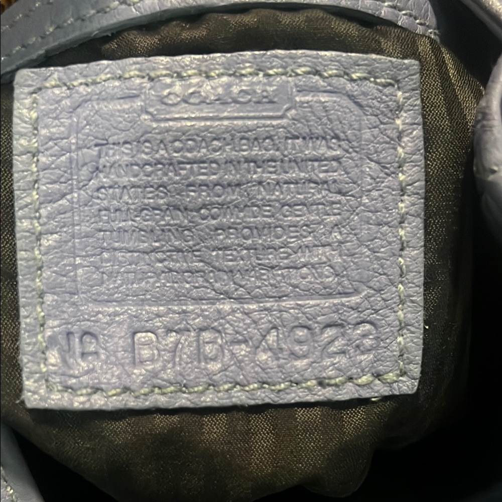 Vintage Coach Bag Style #B7B-4922 - Picture 8 of 9